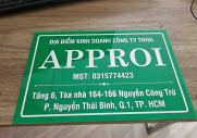 Làm bảng hiệu công ty mica TPHCM uy tín tại Quảng CáoTrường Phát