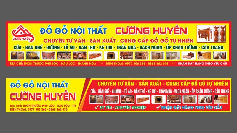 bảng hiệu nội thất
