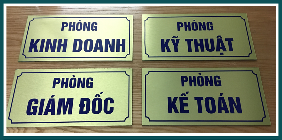 Bảng tên phòng