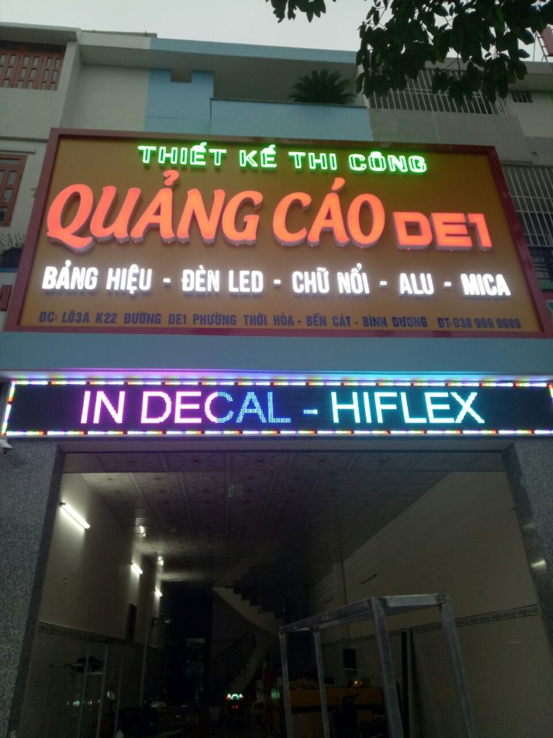 Bảng hiệu quảng cáo LED  ma trận