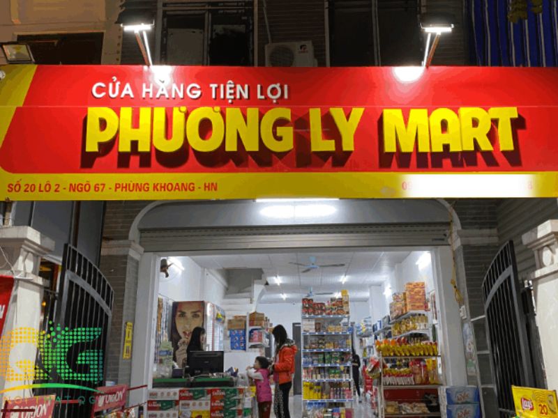 Chọn màu sắc bảng hiệu cần phù hợp với phong cách cửa hàng