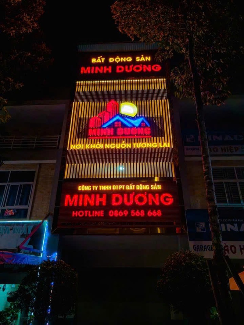 chữ nổi alu gắn LED 