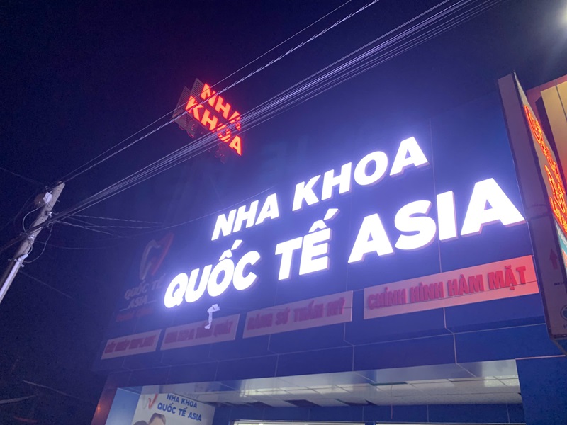 chữ nổi mica led