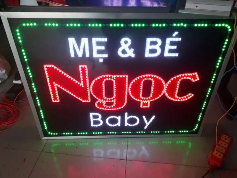 Bảng hiệu LED đơn sắc và đa sắc