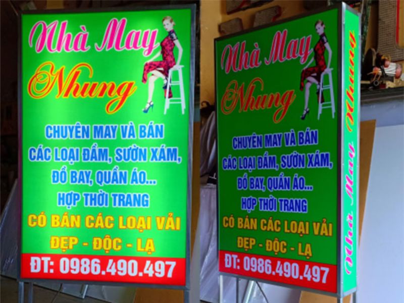 Bảng hiệu hộp đèn là giải pháp tối ưu để thu hút khách hàng ban đêm.