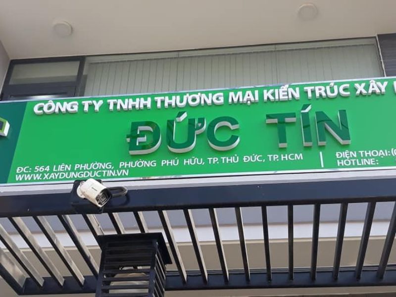 Màu sắc của bảng hiệu công ty cần phải phù hợp với ngành nghề và tính chất của công ty