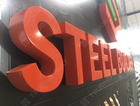 Thiết kế bảng hiệu chữ inox sơn chuyên nghiệp – Quảng Cáo Trường Phát